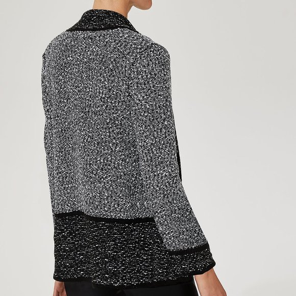 KARL LAGERFELD Grey 3/4 Sleeve Cardigan - Picture 2 of 3